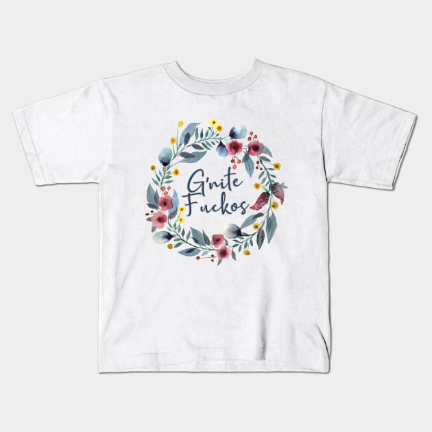 Carrie Fisher Fuckos Kids T-Shirt by baranskini